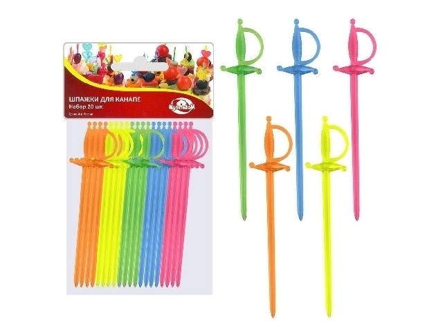 Шпажки для канапе Шпага Набор 20 шт 76-74